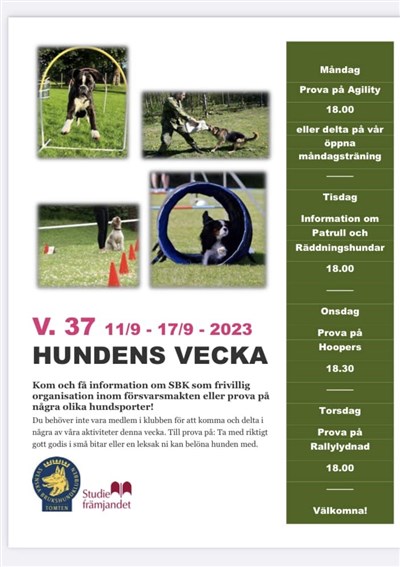 Hundens vecka 2023